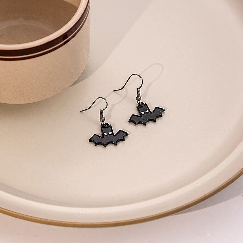 Wholesale Halloween Party Funny Ghost Spider Web Earrings